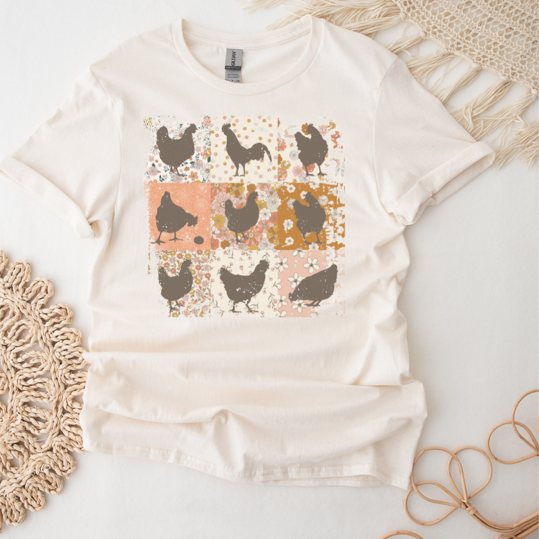 Retro chicken Tee