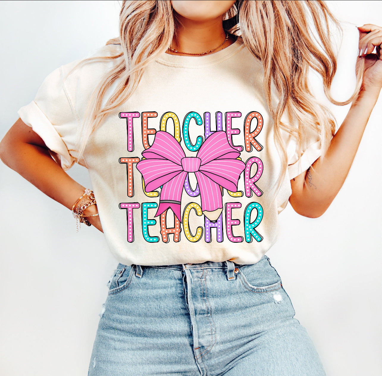 Pastel Teacher Tee