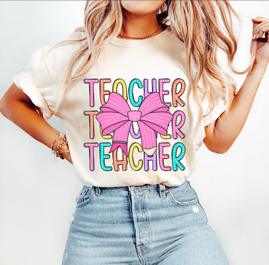 Pastel Teacher Tee