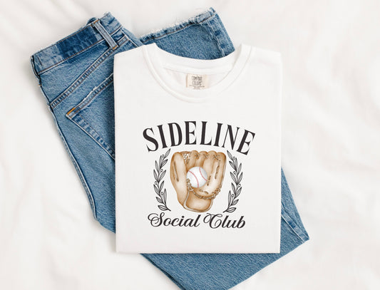 Side Line Baseball Tee
