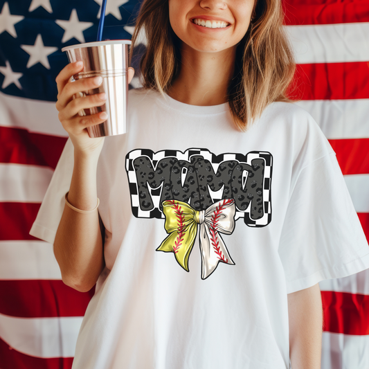 Softball/Baseball Mama Tee